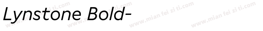 Lynstone Bold字体转换